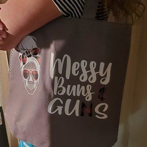Gray Tote Bag 12 x 12